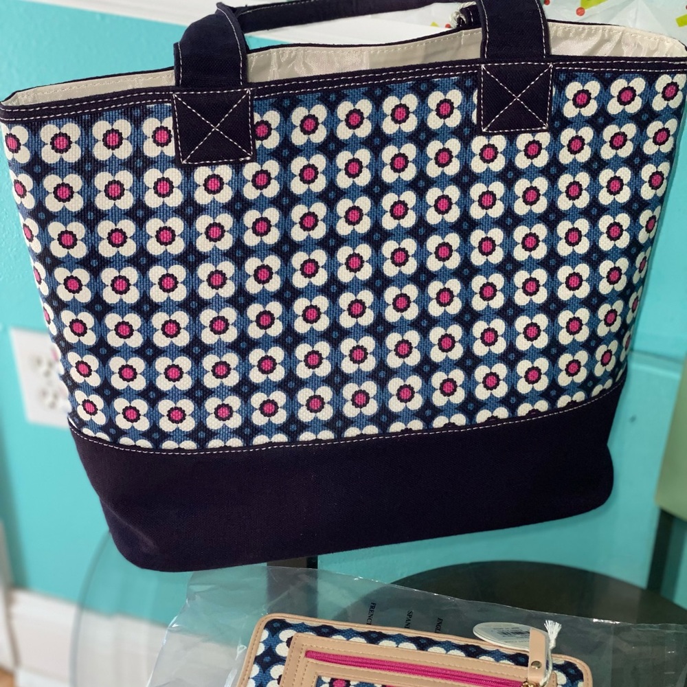 SPARTINA Calhoun Tote w/ Matching Wallet NEW W/ T - Picture 10 of 11